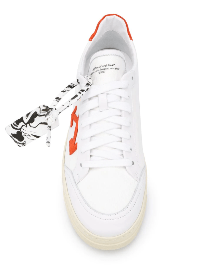 OffWhite 2.0 White/Orange Sneakers ג'ק מונסונגו מותגים לגברים