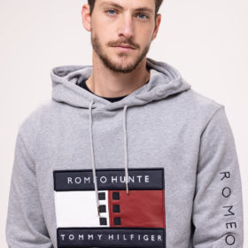 TOMMY HILFIGER romeo hunte grey hoodie 